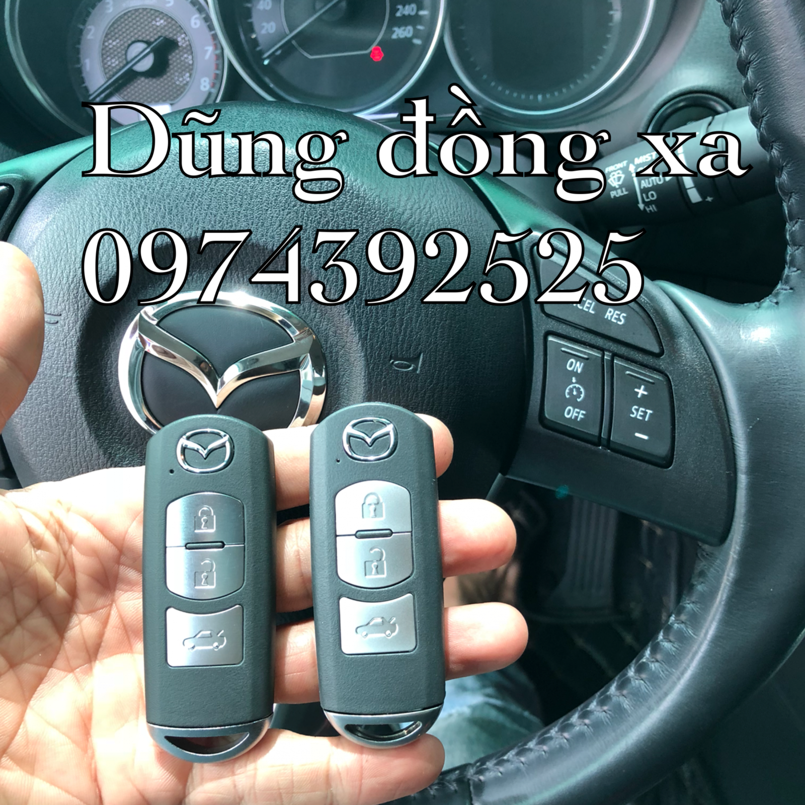 Làm chìa khoá oto mazda